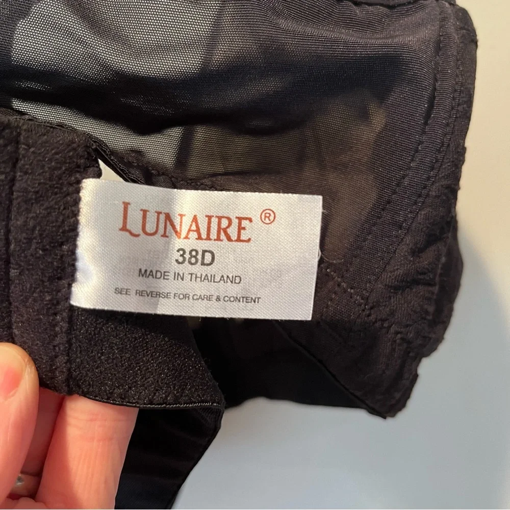 Lunaire Black Versailles Wire-Free Seamless Bra